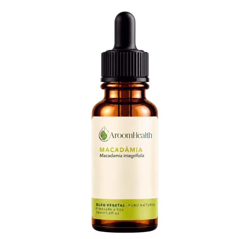 Óleo Vegetal Puro Natural de Macadâmia 30 ml