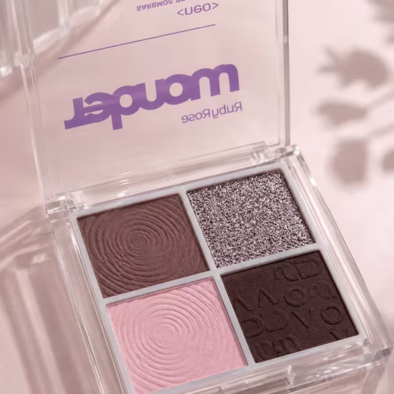Paleta de Sombras Quarteto Neo Wonder HBE 2212 Ruby Rose  Cor Modern