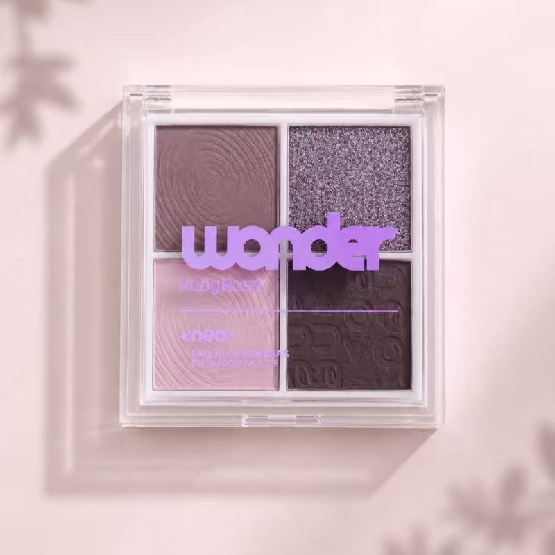 Paleta de Sombras Quarteto Neo Wonder HBE 2212 Ruby Rose  Cor Modern