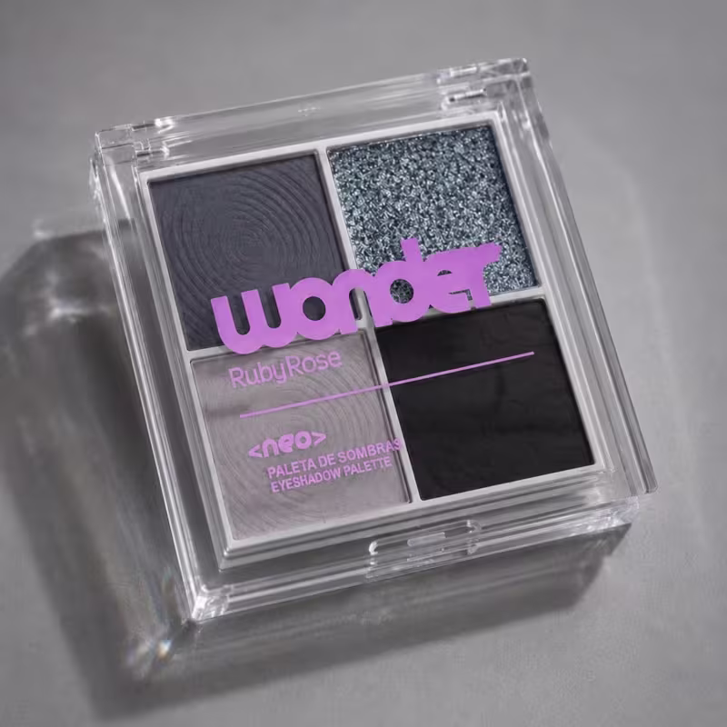 Paleta de Sombras Quarteto Neo Wonder HBE 2212 Ruby Rose  Cor Contemporary