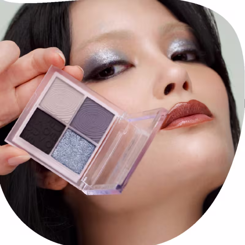 Paleta de Sombras Quarteto Neo Wonder HBE 2212 Ruby Rose  Cor Contemporary