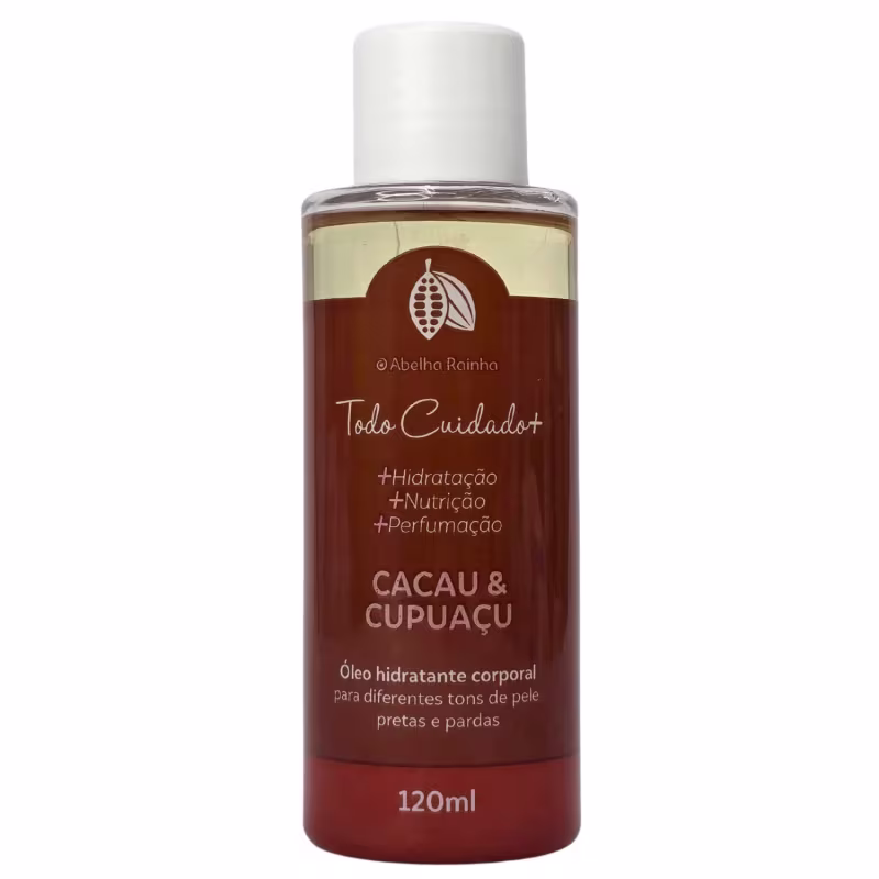 Abelha Rainha Todo Cuidado Mais Óleo Hidratante Corporal Cacau e Cupuaçu 120ml