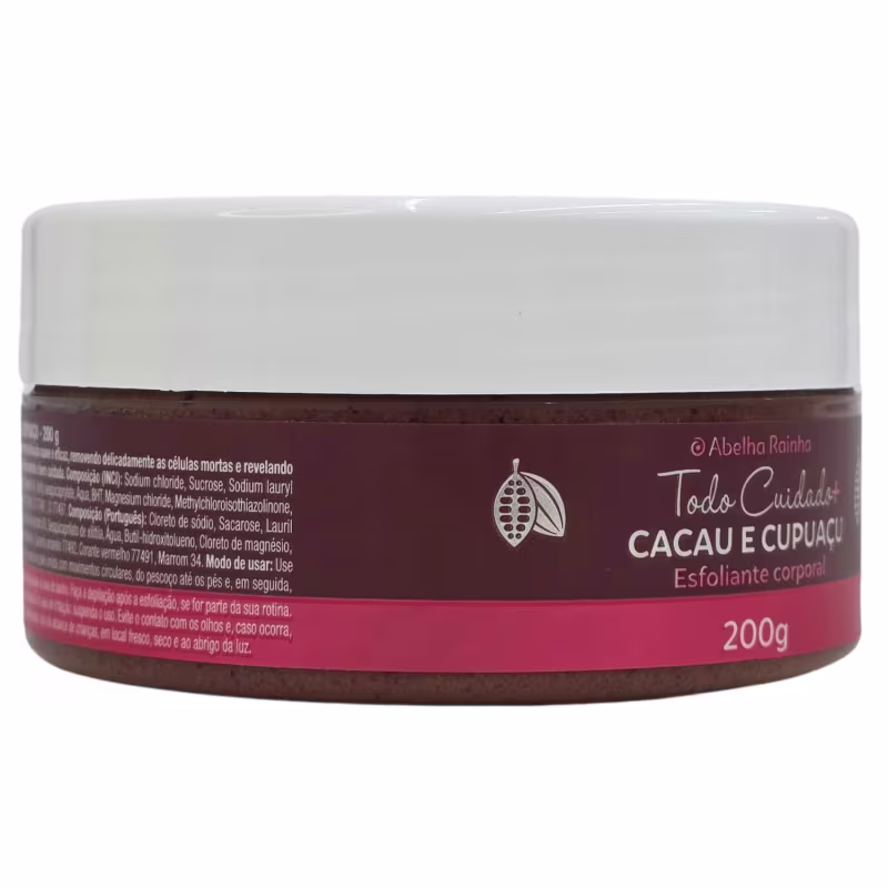 Abelha Rainha Todo Cuidado Mais Esfoliante Corporal Cacau e Cupuaçu 200g