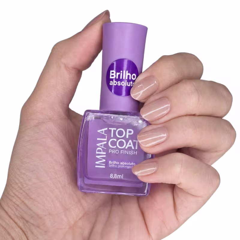 Impala Pro Finish Top Coat Brilho Absoluto Blister 8,8ml