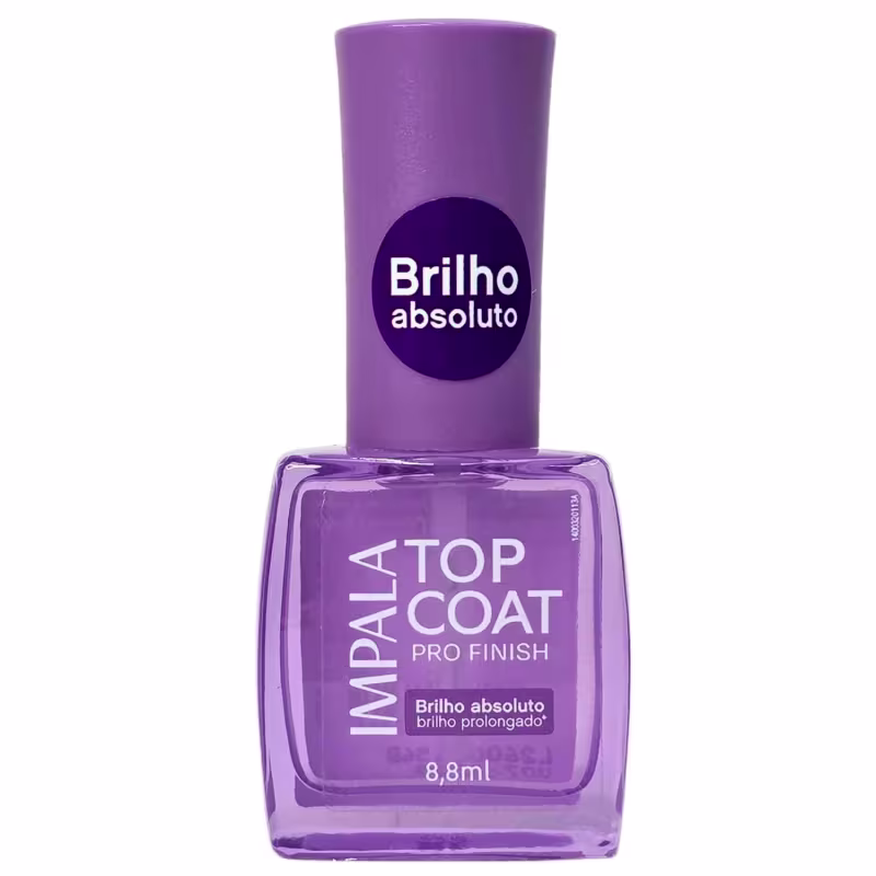 Impala Pro Finish Top Coat Brilho Absoluto Blister 8,8ml