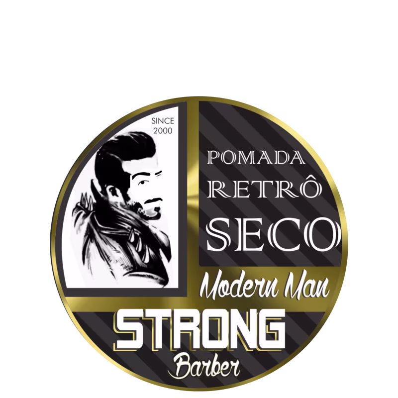Pomada Modeladora Strong Barber Retrô Seco 150g