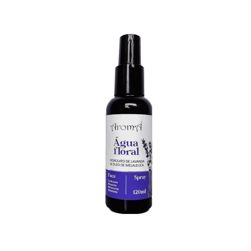 Aromá Hidrolato de Lavanda - Água Floral Facial 120ml