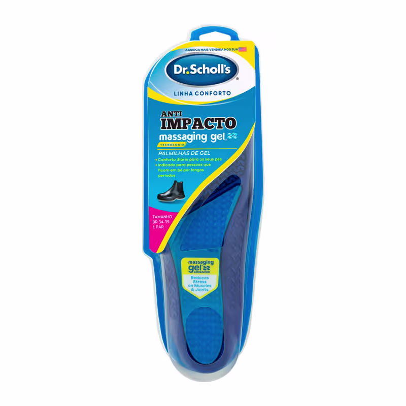 Palmilhas Anti Impacto Work Feminina - Dr. Scholl's