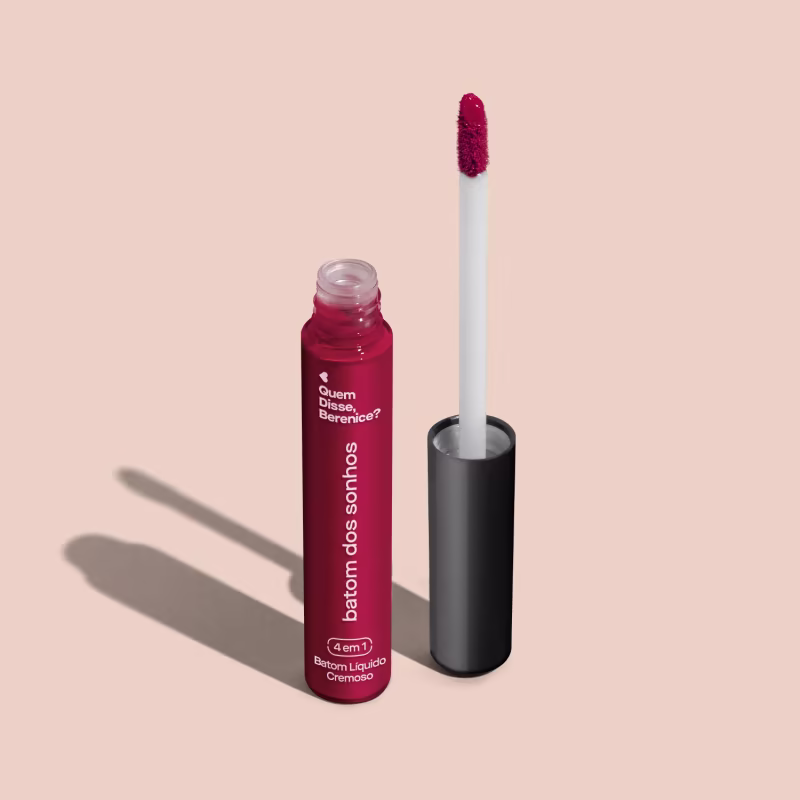 Batom Líquido Cremoso dos Sonhos Rosa Energia 5ml