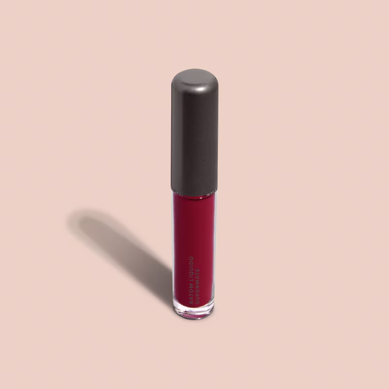 Batom Líquido Vermelho Beijo que Fica SuperMate 4ml