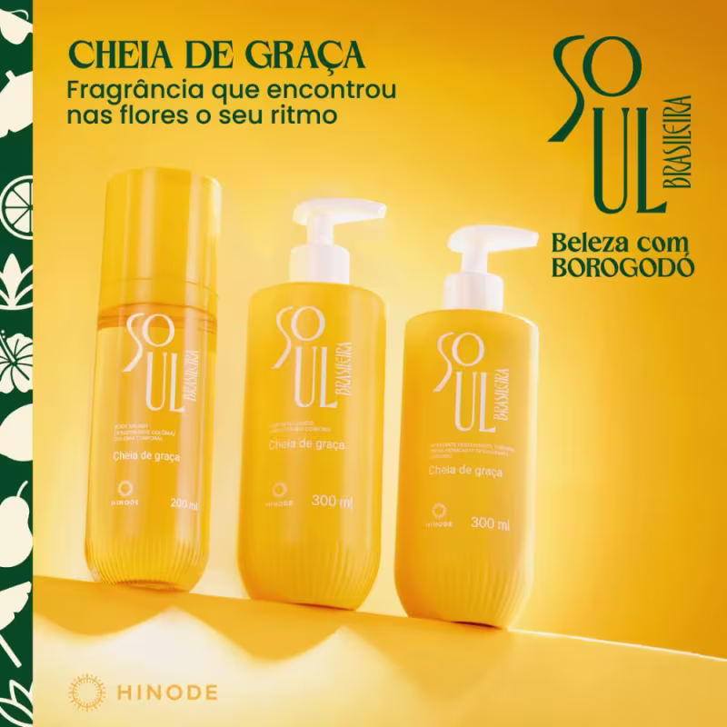 Hidratante Corporal Soul Brasileira Cheia de Graça Hinode 200ml