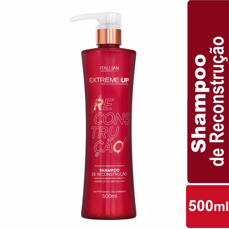 Shampoo Profissional Extreme Up Reconstrução Intensa para Cabelos Danificados 500ml