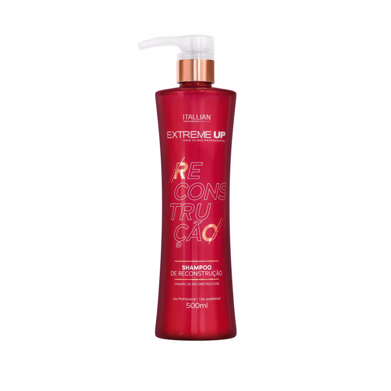 Shampoo Profissional Extreme Up Reconstrução Intensa para Cabelos Danificados 500ml