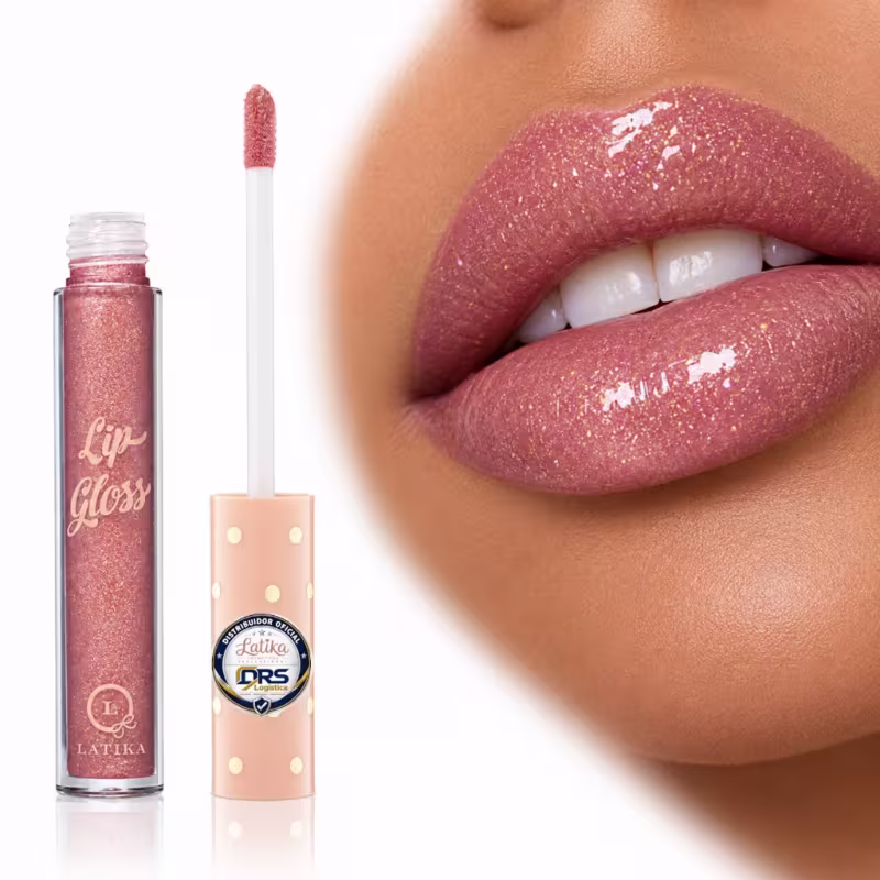 Kit 2 Gloss Labial Latika Lip Hidratante – Cores Nude Glam e Brilho 41 + 52