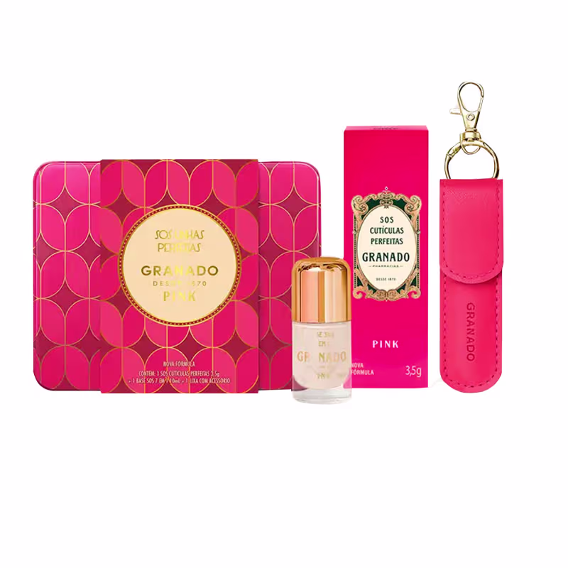Kit S.O.S Unhas Perfeitas Pink Granado