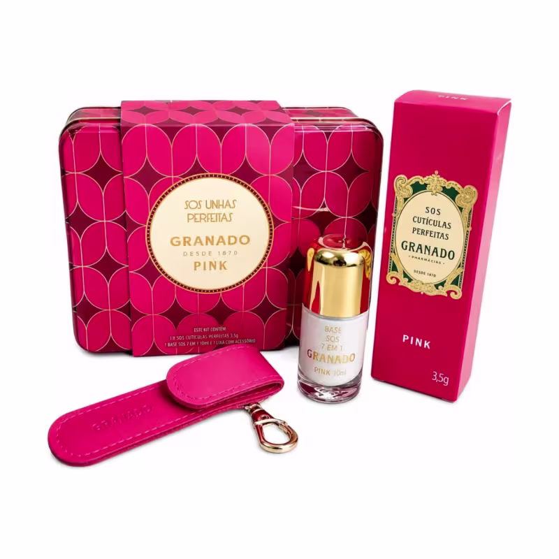 Kit S.O.S Unhas Perfeitas Pink Granado