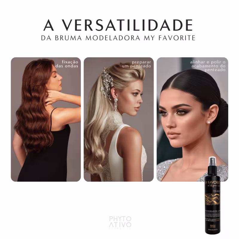 Bruma Modeladora e Fixadora My Favorite by Marcelo Hicho Phyto Ativo 250ml