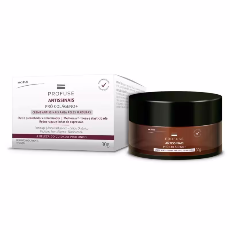 Creme Facial Profuse Antissinais Pro Colágeno+ Peles Maduras 30g