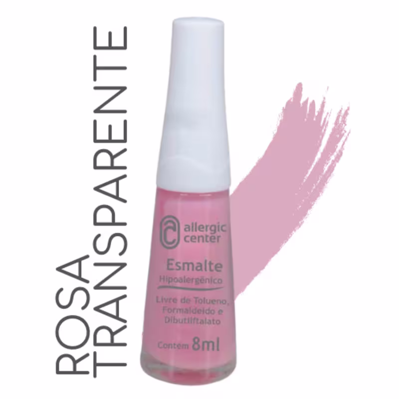 Esmalte Hipoalergênico 7 Free 7mL Allergic Center Cor:Rosa Transparente