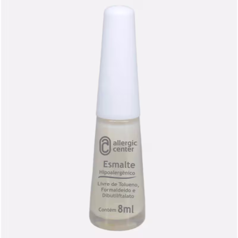 Esmalte Hipoalergênico 7 Free 7mL Allergic Center Cor:Branco Neon Cintilante