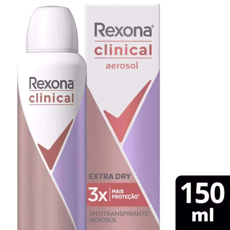 Desodorante Rexona Clinical Extra Day 150ml