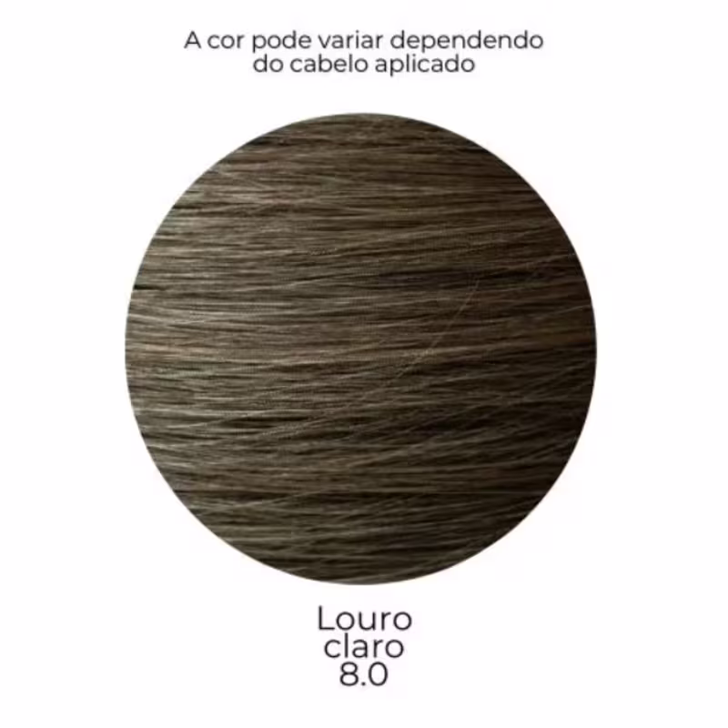 Tintura de Cabelo Hipocolor Allergic Center Cor:Louro Claro (8.0)