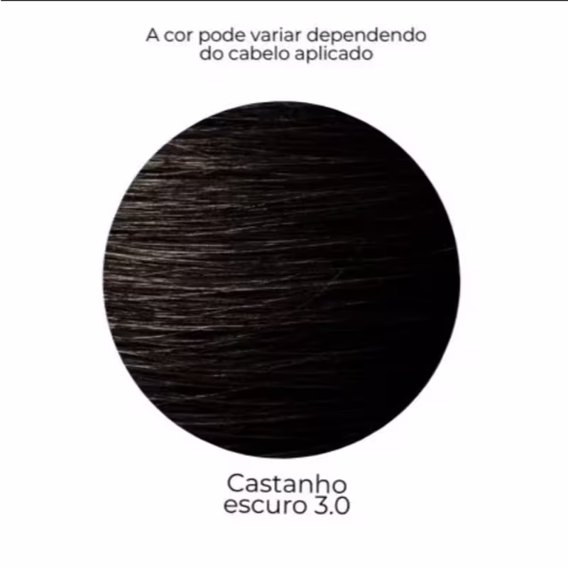 Tintura de Cabelo Hipocolor Allergic Center Cor:Castanho Escuro (3.0)