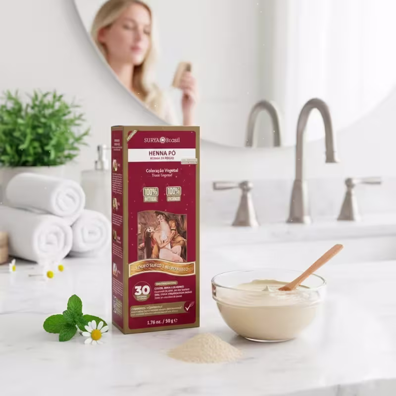 Henna Surya  pó louro sueco 50gr