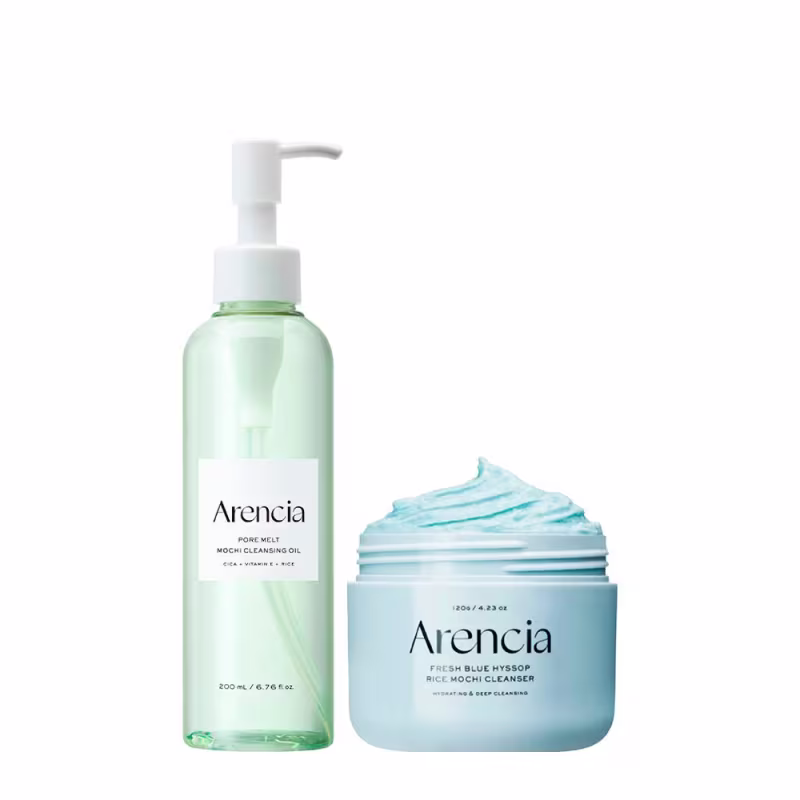 Kit Arencia Pore Melt Mochi Óleo + Rice Mochi Máscara 120g