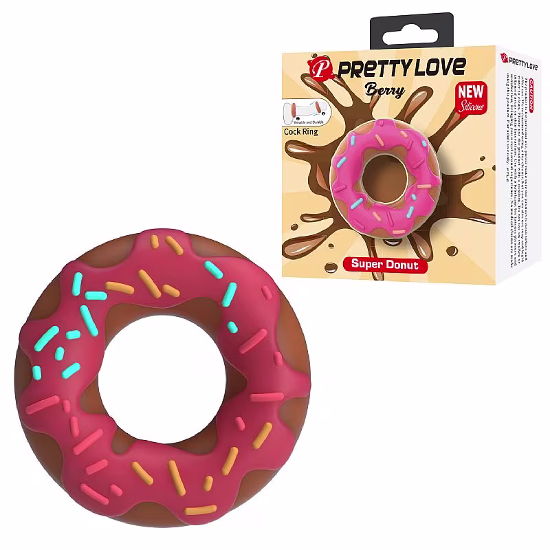 Anel Peniano Premium em Formato de Donuts Pretty Love