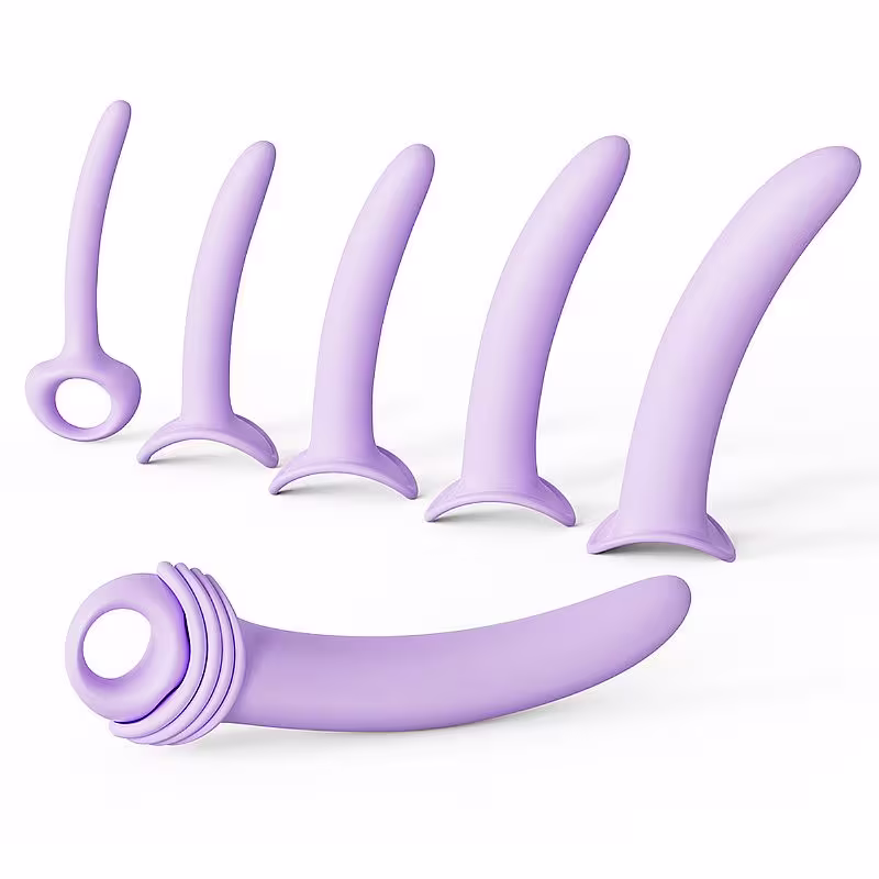 Kit de Dilatador Vaginal Curvado com 5 Tamanhos Renew