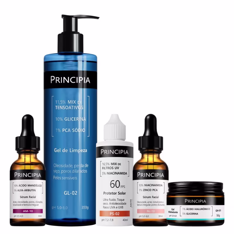 KIT ANTI MANCHAS AVANÇADO COM PS-02: GL-02 350g+ GH-01+ Nc-10+ AM-10+PS-02 FPS60