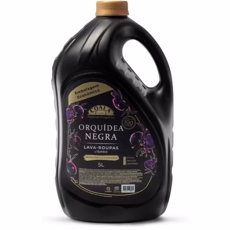 Coala Lava Roupas Líquido Orquídea Negra Laundry 5L Limpeza