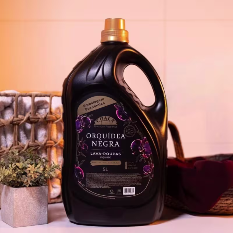 Coala Lava Roupas Líquido Orquídea Negra Laundry 5L Limpeza