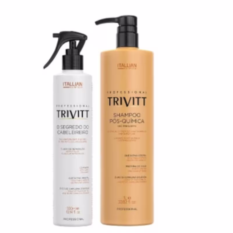 Triivtt Shampoo Pós Qúimica + O Segredo Do Cabeleireiro 300ml