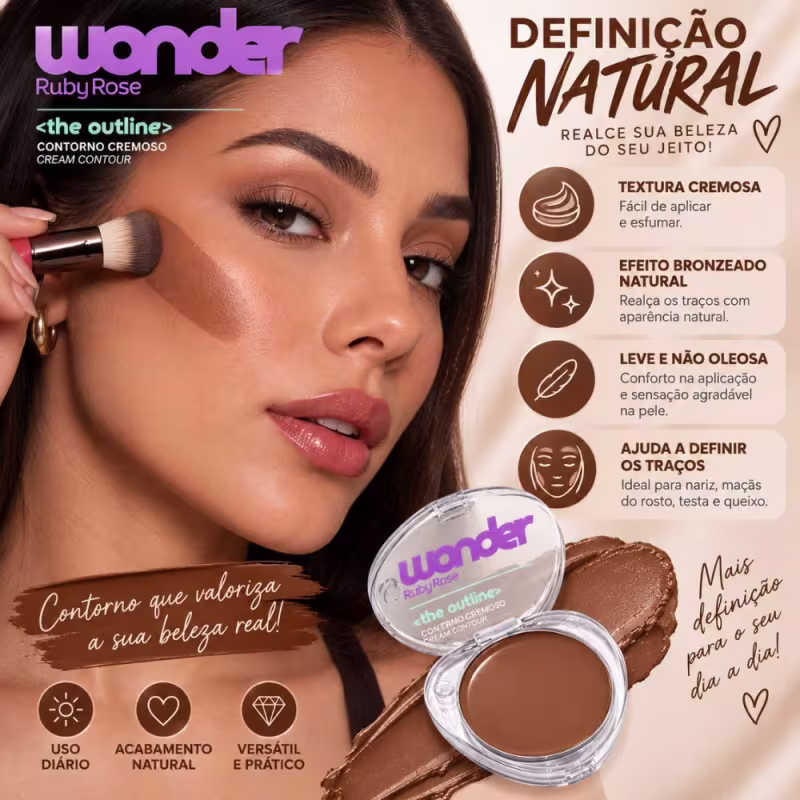 Contorno Cremoso Ruby Rose Wonder The Outline Too1 Hb-m204-1