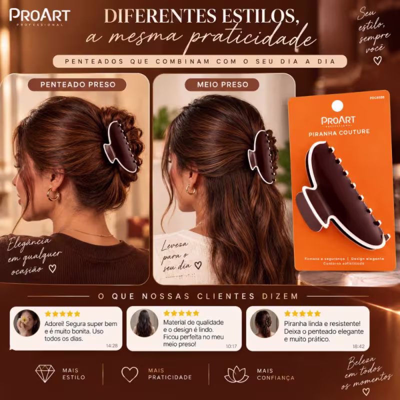 Piranha Proart Couture Marrom Pdc85bb