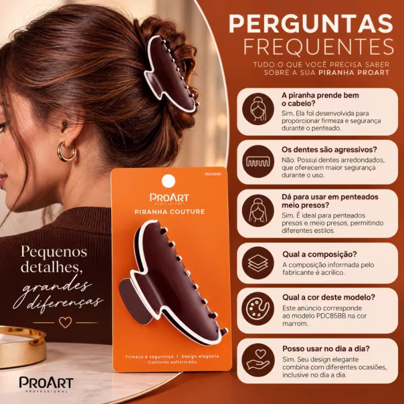 Piranha Proart Couture Marrom Pdc85bb