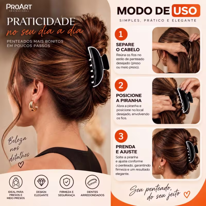 Piranha Proart Couture Preta Pdc87bb