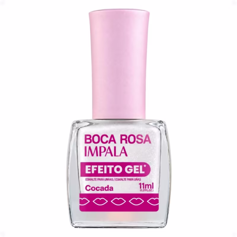 Esmalte Efeito Gel Impala Boca Rosa Cocada 11ml