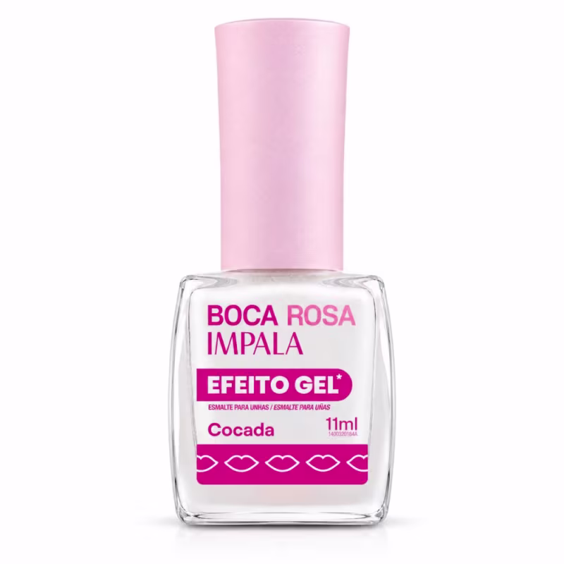 Esmalte Efeito Gel Impala Boca Rosa Cocada 11ml