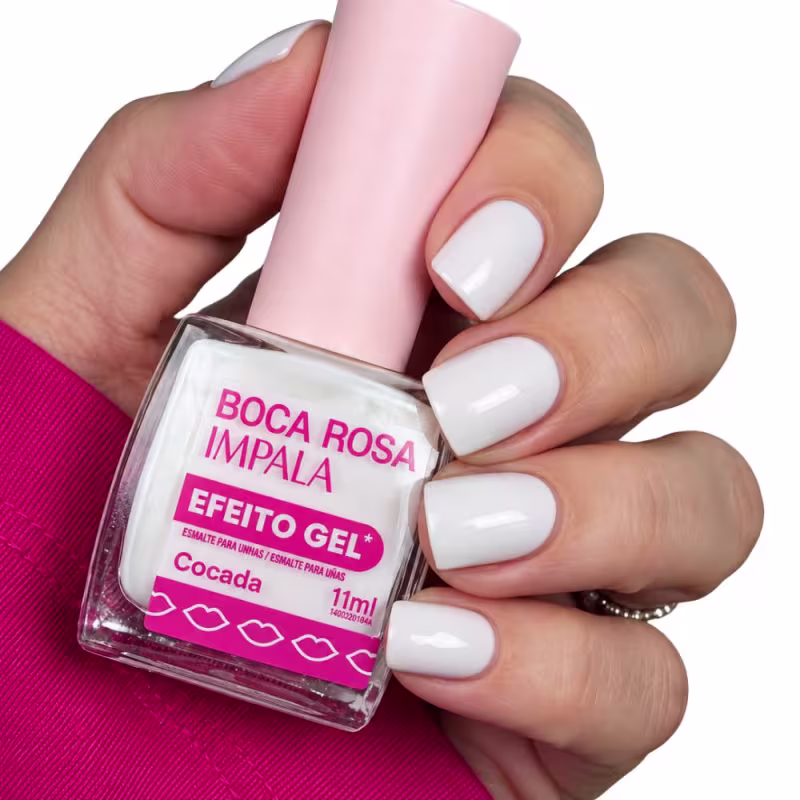 Esmalte Efeito Gel Impala Boca Rosa Cocada 11ml