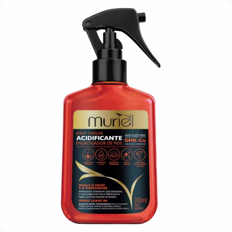 Acidificante Capilar Muriel Engrossador De Fios 200ml