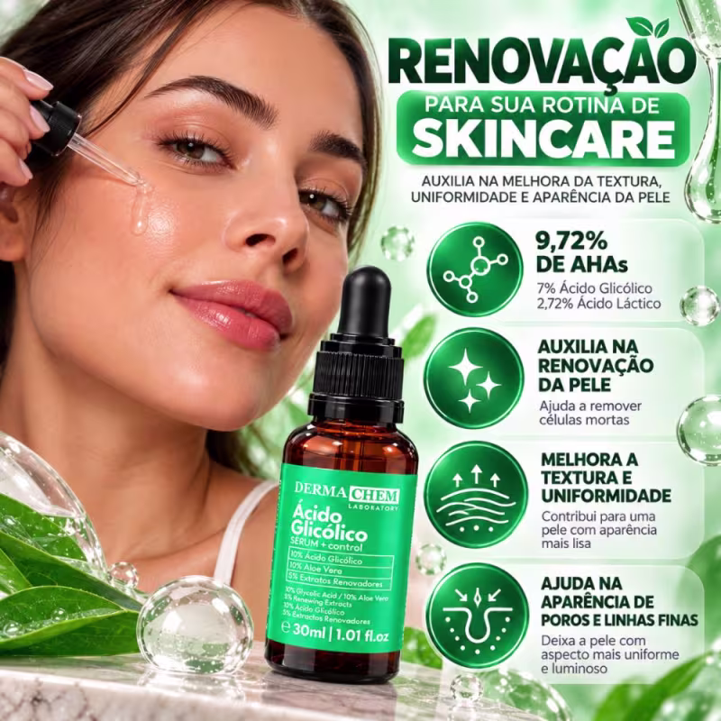 Sérum Facial Dermachem Control Ácido Glicólico 30ml