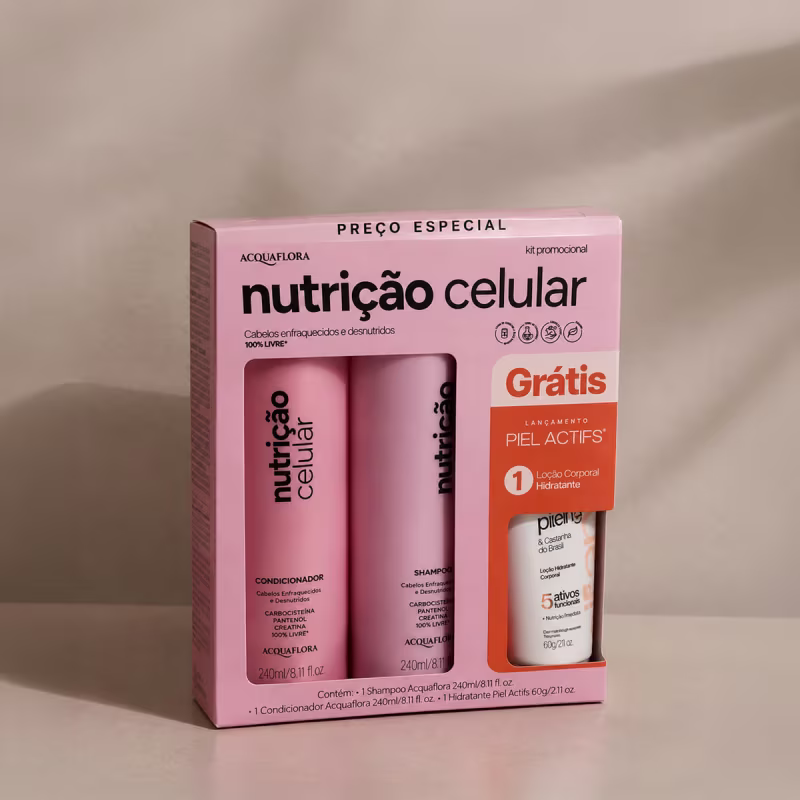 Acquaflora Kit Nutrição Celular (3 produtos)