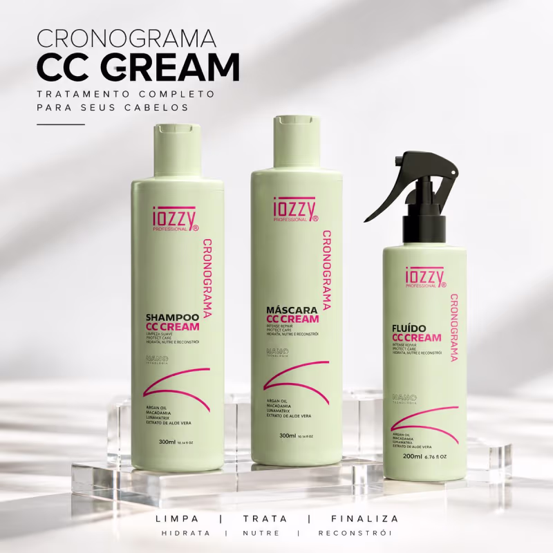 Shampoo Tratamento Capilar Cronograma CC Cream Iozzy 300ml