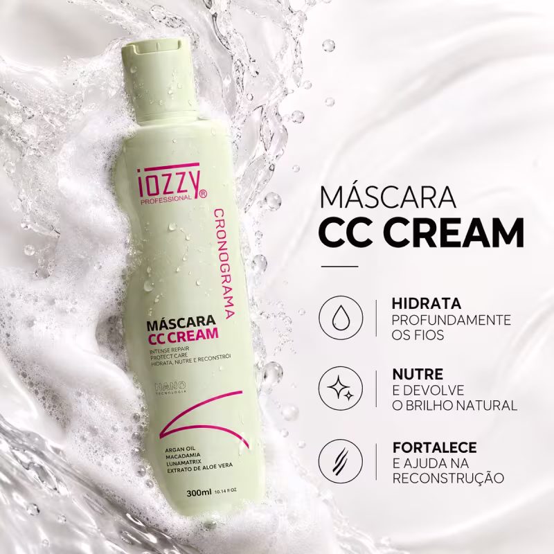 Máscara Tratamento Capilar CC Cream Cronograma Iozzy 300ml