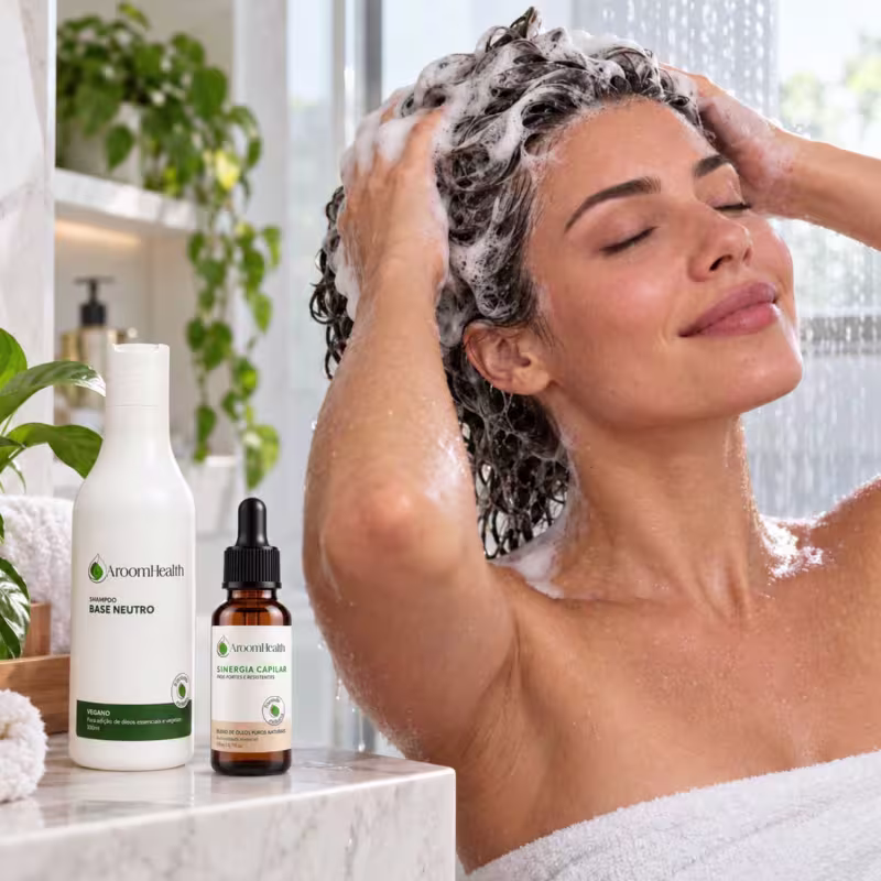 Kit Sinergia Capilar 20 ml + Shampoo Base Neutro Vegano 300 ml