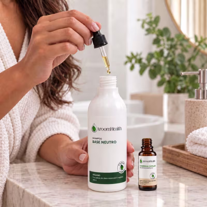 Kit Sinergia Capilar 20 ml + Shampoo Base Neutro Vegano 300 ml
