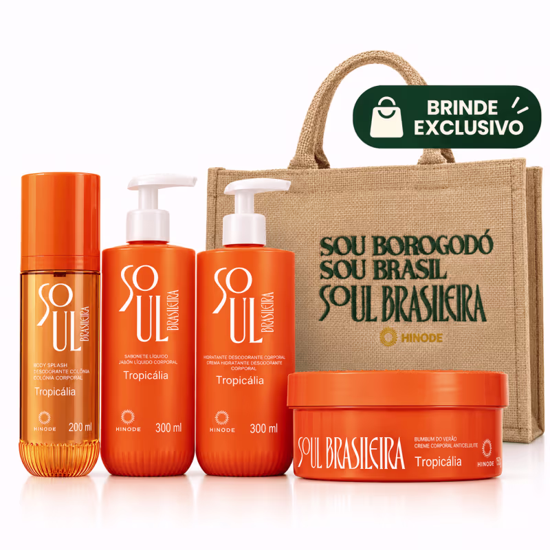 Kit SOUL Tropicália Hinode + Bolsa de Praia